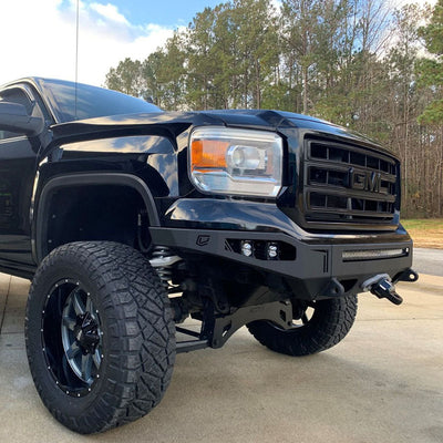 Octane Front Winch Bumper- With Parking Sensors<br>14-15 GMC Sierra 1500