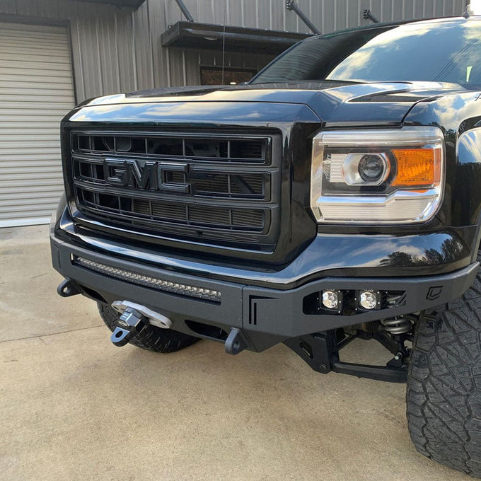 Octane Front Winch Bumper- With Parking Sensors<br>14-15 GMC Sierra 1500