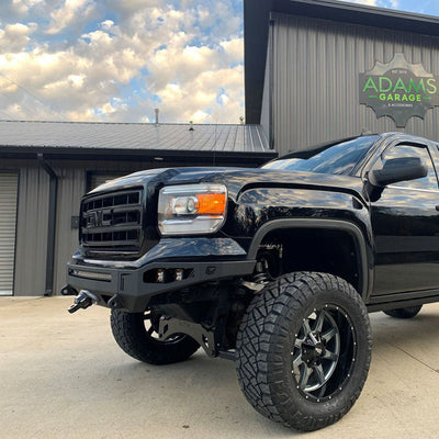 Octane Front Winch Bumper- With Parking Sensors<br>14-15 GMC Sierra 1500