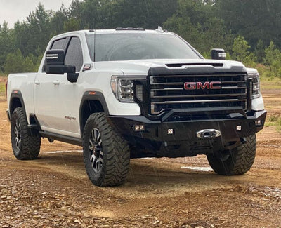 Octane Winch Bumper- With Parking Sensors<br>20-23 GMC Sierra 2500 3500 HD