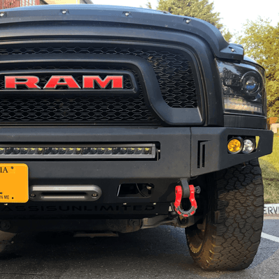 Octane Series Front Winch Bumper- No Parking Sensors<br>11-18 Ram 1500