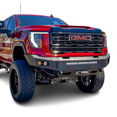 Octane Series Front Winch Bumper No Parking Sensors<br>24-25 GMC Sierra 2500 3500 HD