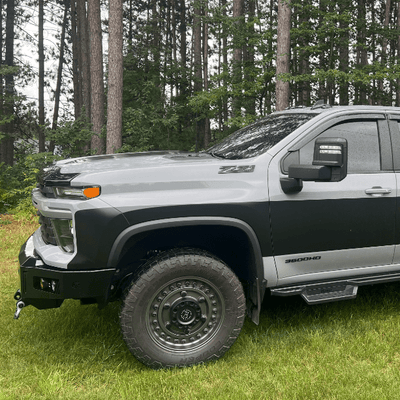 Octane Series Front Winch Bumper No Parking Sensors<br>24-25 Chevy Silverado 2500 3500 HD