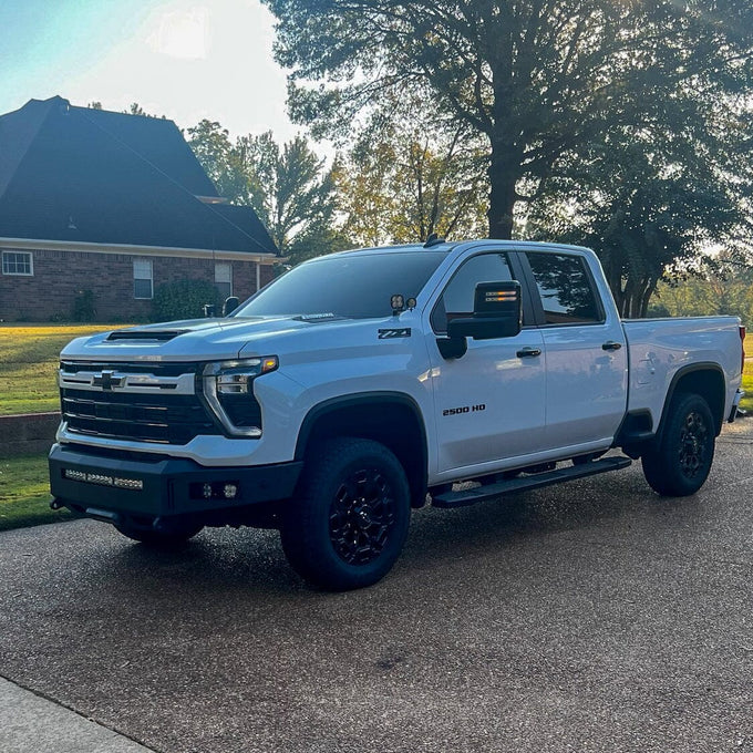 Octane Series Front Winch Bumper No Parking Sensors<br>24-25 Chevy Silverado 2500 3500 HD