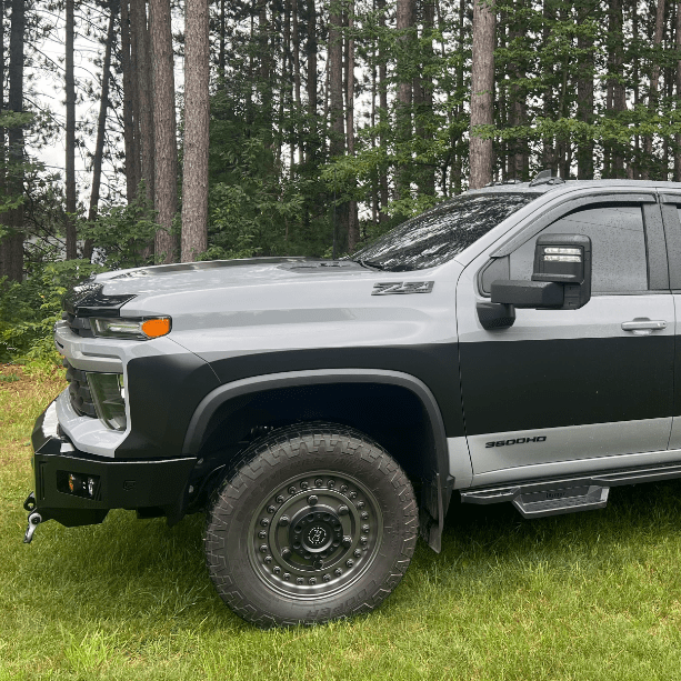 Octane Series Front Winch Bumper Yes Parking Sensors<br>24-25 Chevy Silverado 2500 3500 HD