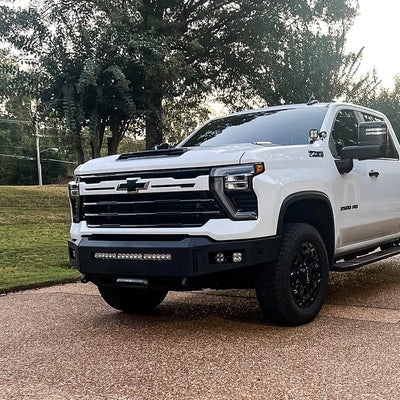 Octane Series Front Winch Bumper Yes Parking Sensors<br>24-25 Chevy Silverado 2500 3500 HD