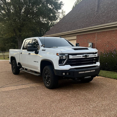 Octane Series Front Winch Bumper Yes Parking Sensors<br>24-25 Chevy Silverado 2500 3500 HD