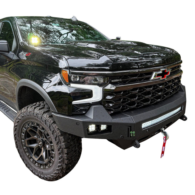 Octane Front Winch Bumper No Parking Sensors<br>23-25 Chevy Silverado 1500