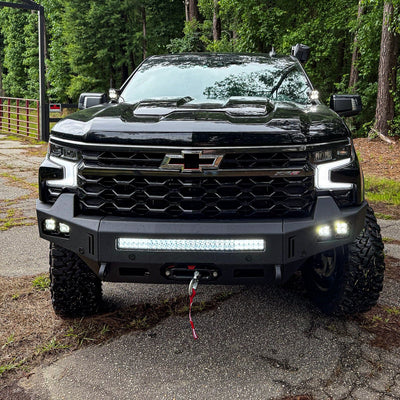 Octane Front Winch Bumper No Parking Sensors<br>23-25 Chevy Silverado 1500