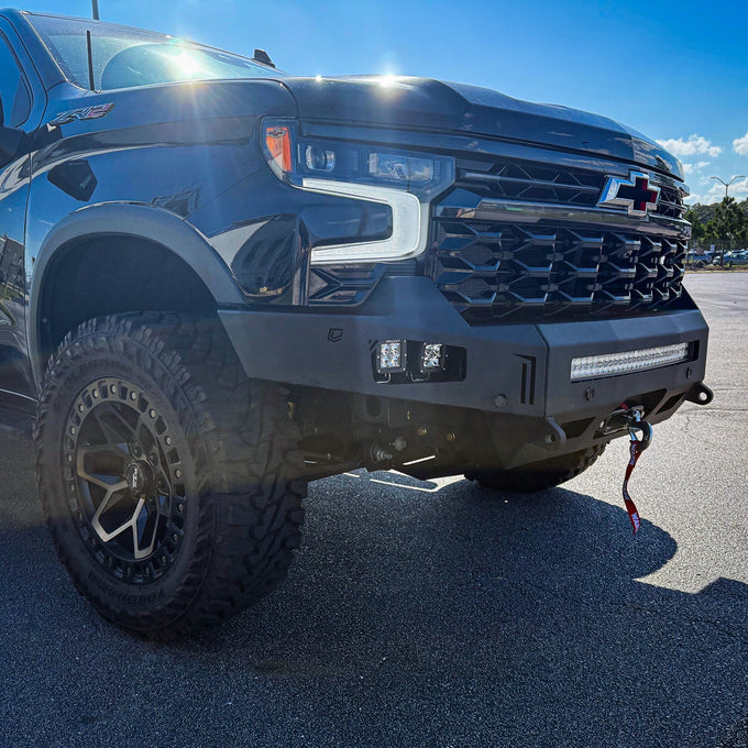 Octane Front Winch Bumper No Parking Sensors<br>23-25 Chevy Silverado 1500
