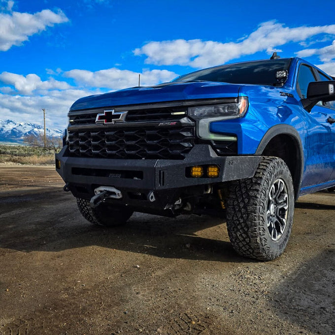 Octane Front Winch Bumper Yes Parking Sensors<br>23-25 Chevy Silverado 1500