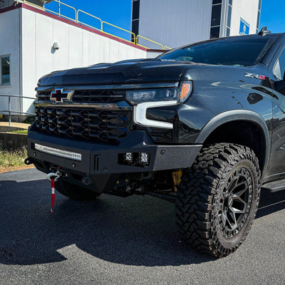 Octane Front Winch Bumper Yes Parking Sensors<br>23-25 Chevy Silverado 1500