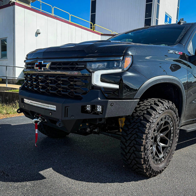 Octane Front Winch Bumper Yes Parking Sensors<br>23-25 Chevy Silverado 1500