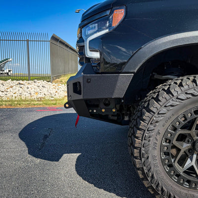 Octane Front Winch Bumper Yes Parking Sensors<br>23-25 Chevy Silverado 1500