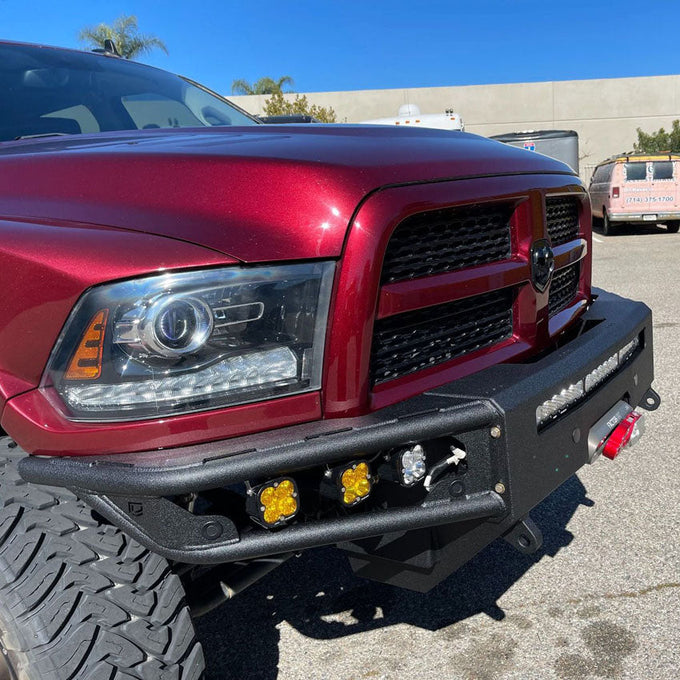 Diablo Front Winch Bumper- No Parking Sensors<br>11-18 Ram 2500 3500