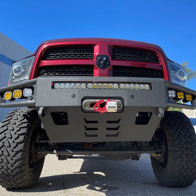 Diablo Front Winch Bumper- No Parking Sensors<br>11-18 Ram 2500 3500