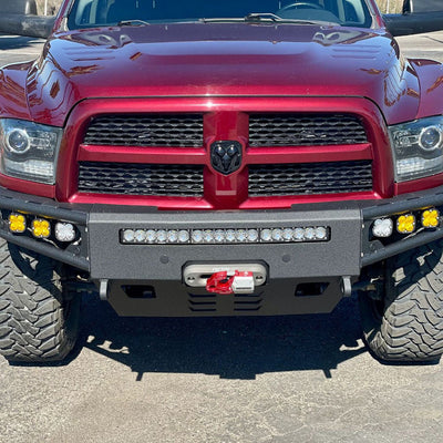 Diablo Front Winch Bumper- No Parking Sensors<br>11-18 Ram 2500 3500
