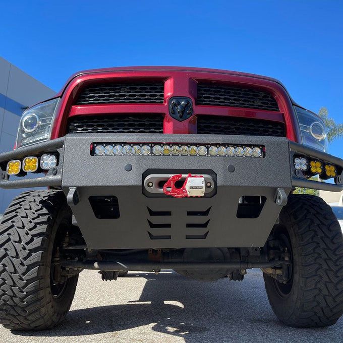 Diablo Front Winch Bumper- With Parking Sensors<br>11-18 Ram 2500 3500
