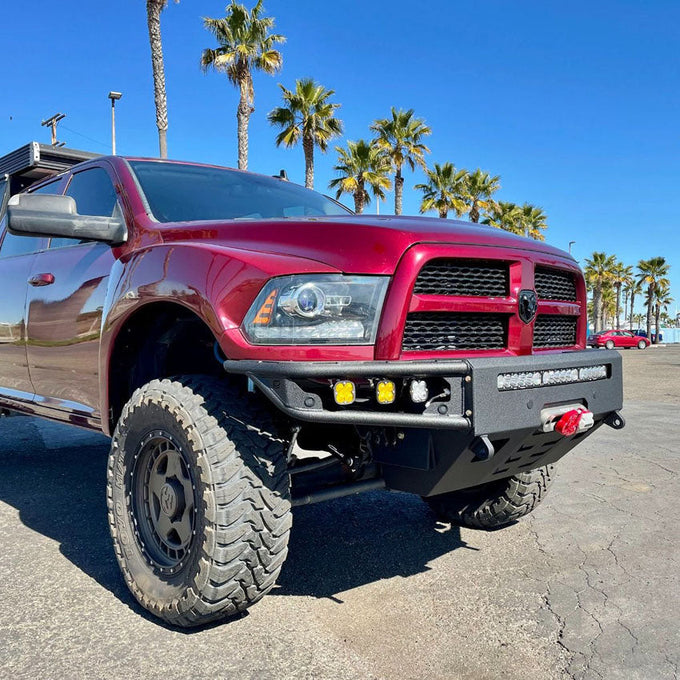 Diablo Front Winch Bumper- With Parking Sensors<br>11-18 Ram 2500 3500