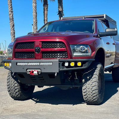 Diablo Front Winch Bumper- With Parking Sensors<br>11-18 Ram 2500 3500