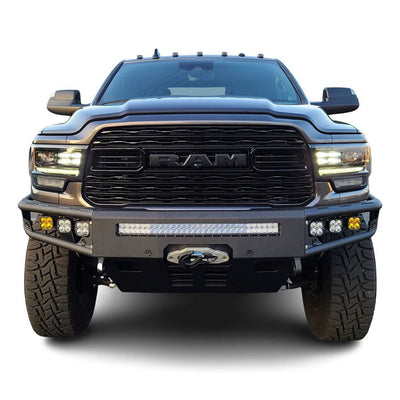 Diablo Front Winch Bumper- No Parking Sensors<br>19-23 Ram 2500 3500