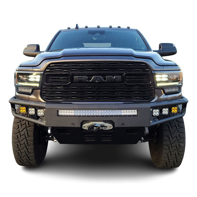 Diablo Front Winch Bumper- No Parking Sensors<br>19-23 Ram 2500 3500
