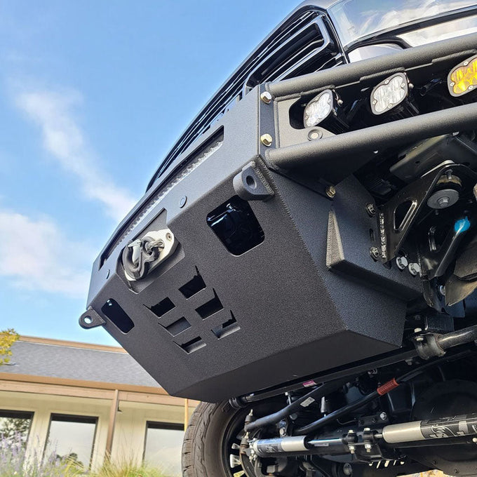 Diablo Front Winch Bumper- No Parking Sensors<br>19-23 Ram 2500 3500
