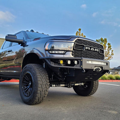 Diablo Front Winch Bumper- No Parking Sensors<br>19-23 Ram 2500 3500