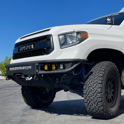 Diablo Front Winch Bumper w/Parking Sensors<br>14-21 Toyota Tundra