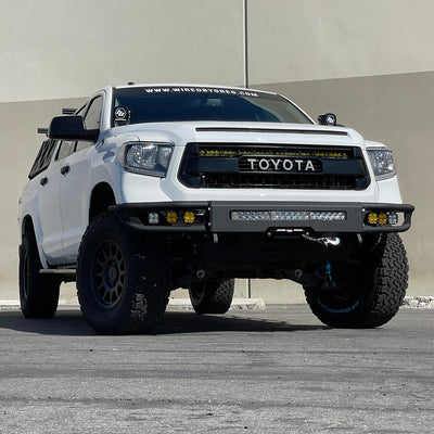 Diablo Front Winch Bumper w/Parking Sensors<br>14-21 Toyota Tundra