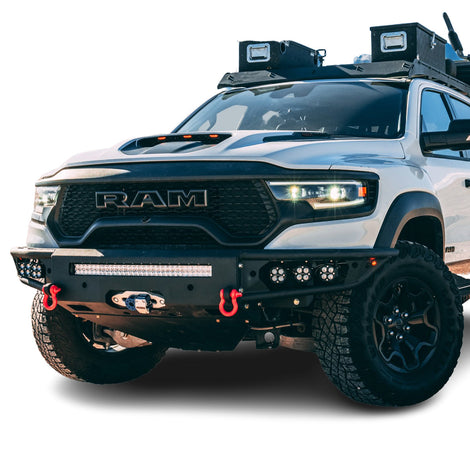 Diablo Front Winch Bumper Yes Parking Sensors<br>21-22 Ram 1500