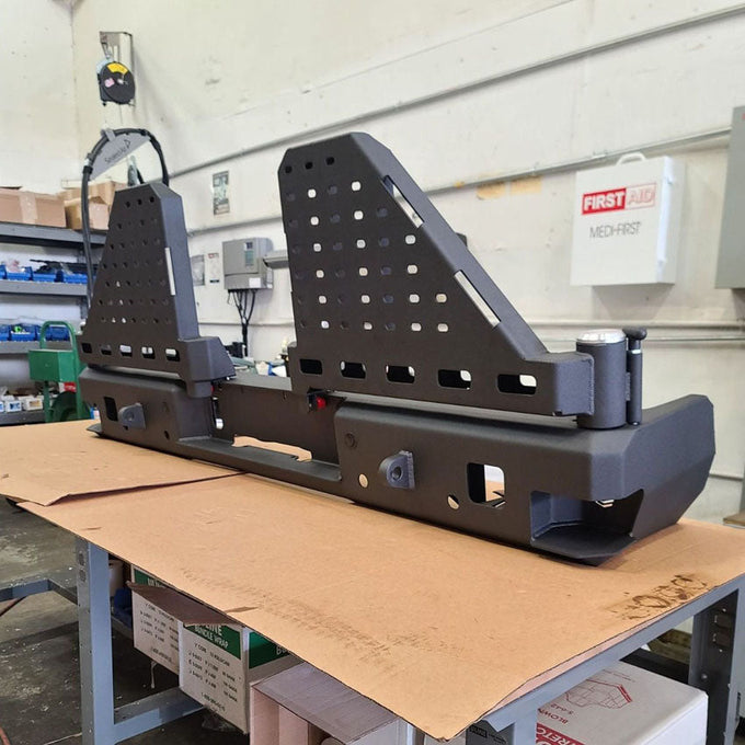 Octane Dual Swing Out Rear Bumper- No Parking Sensors<br>11-23 Ram 2500 3500