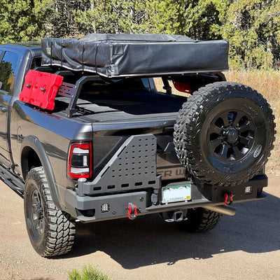 Octane Dual Swing Out Rear Bumper- No Parking Sensors<br>11-23 Ram 2500 3500