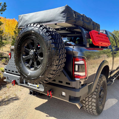 Octane Dual Swing Out Rear Bumper- No Parking Sensors<br>11-23 Ram 2500 3500