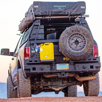 Octane Dual Swing Out Rear Bumper- W/ Parking Sensors<br>11-23 Ram 2500 3500