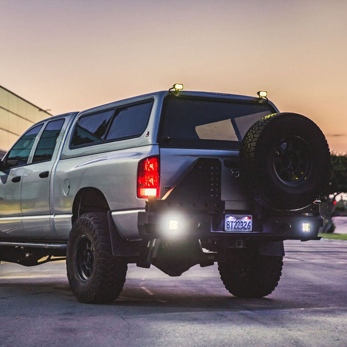 Octane Dual Swing Out Rear Bumper<br>03-09 Dodge Ram 2500 3500