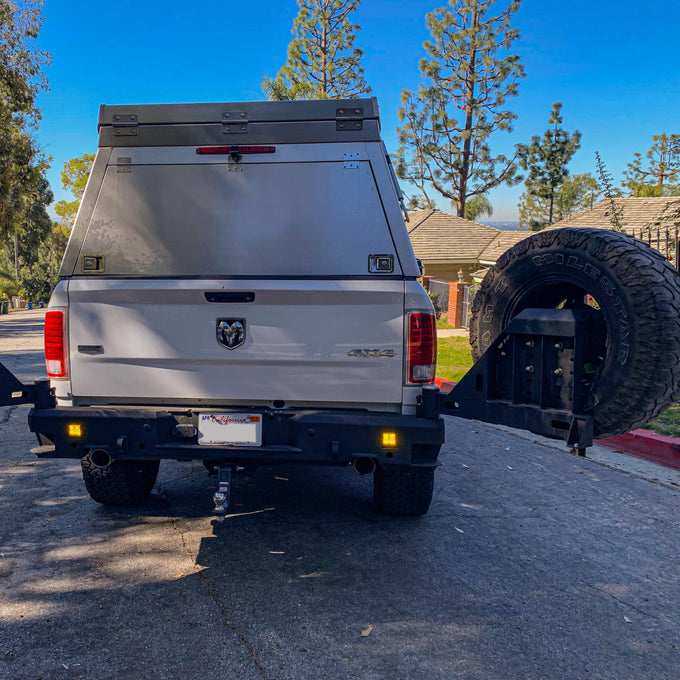 Octane Dual Swing Out Rear Bumper w/Parking<br>11-18 Ram 1500
