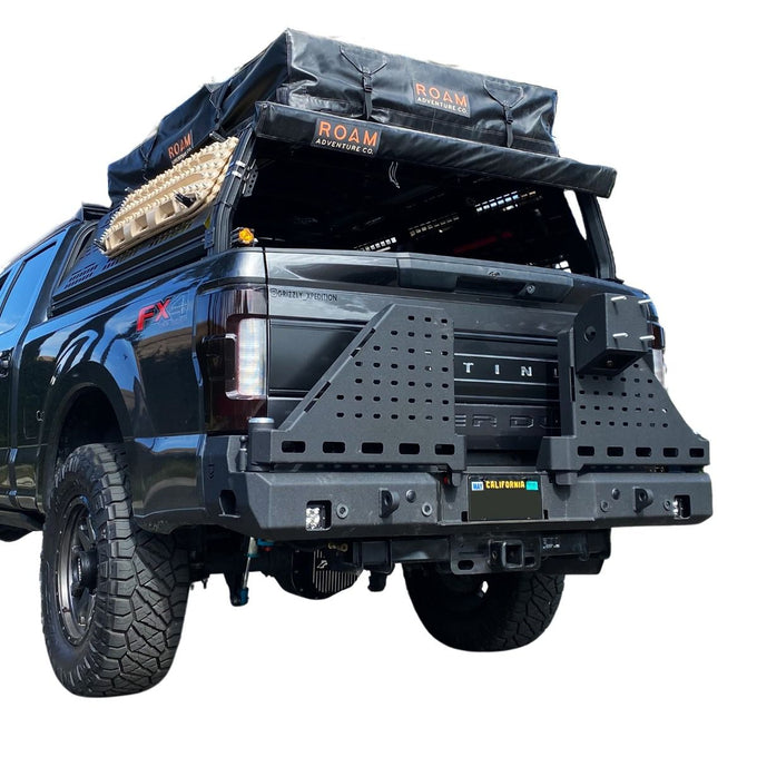 Dual Swing Out Rear Bumper- No Parking Sensors<br>17-22 Ford F-250 F-350 Super Duty