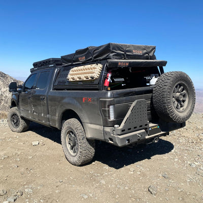 Dual Swing Out Rear Bumper- No Parking Sensors<br>17-22 Ford F-250 F-350 Super Duty