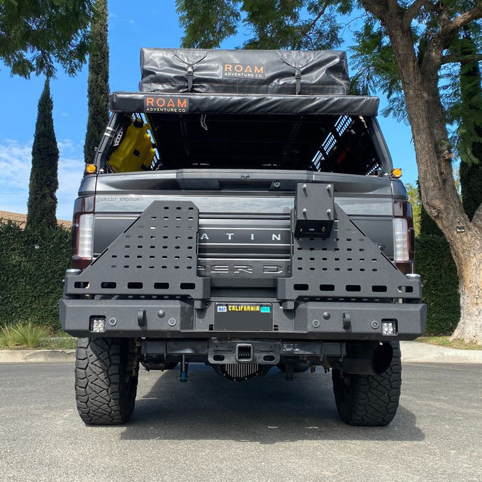 Dual Swing Out Rear Bumper- No Parking Sensors<br>17-22 Ford F-250 F-350 Super Duty