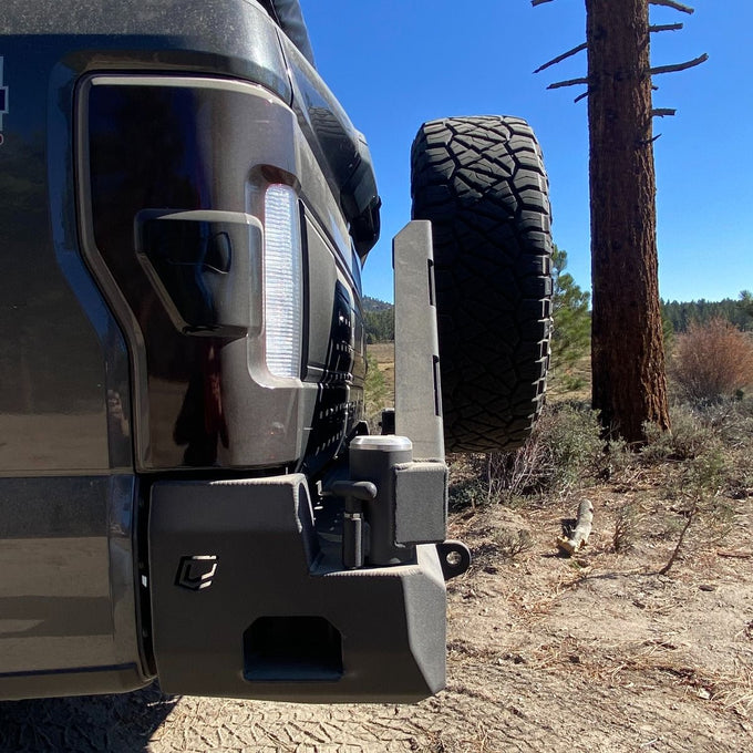 Dual Swing Out Rear Bumper- With Parking Sensors<br>17-22 Ford F-250 F-350 Super Duty