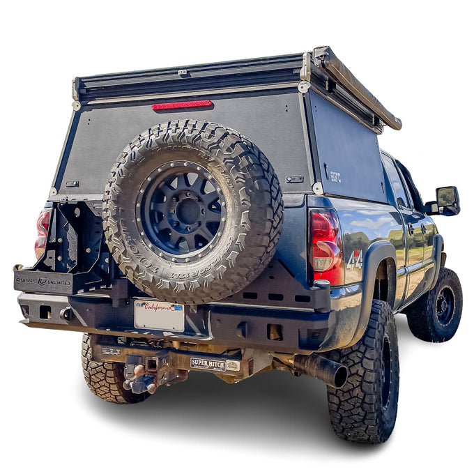 Octane Dual Swing Out Rear Bumper<br>99-07 Chevy Silverado, GMC Sierra 1500 2500 3500
