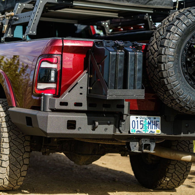 High Clearance Dual Swing Out Rear Bumper<br>11-23 Ram 2500 3500