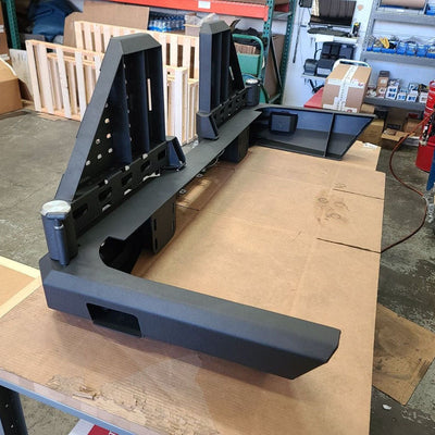 High Clearance Dual Swing Out Rear Bumper<br>11-23 Ram 2500 3500