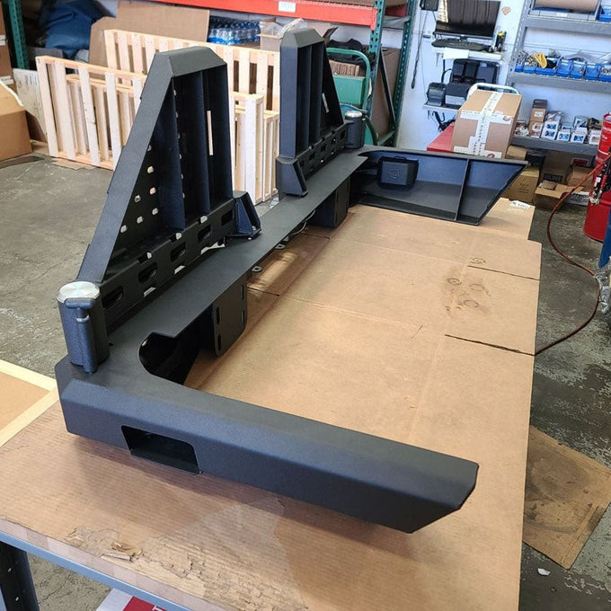 High Clearance Dual Swing Out Rear Bumper<br>11-23 Ram 2500 3500
