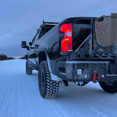 Octane Dual Swing Out Rear Bumper- W/ Parking Sensors<br>20-22 Chevy Silverado, GMC Sierra 2500 3500 HD