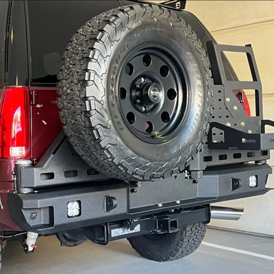 Octane Dual Swing Out Rear Bumper 6 Lug<br>92-98 Chevy Tahoe, GMC Yukon C/K 1500