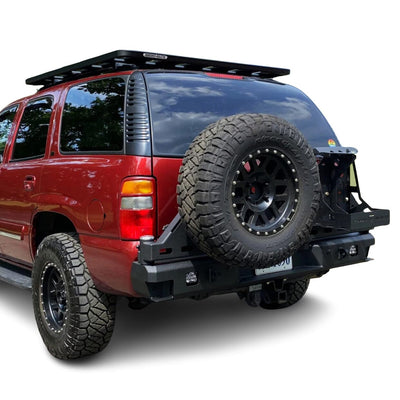 Octane Dual Swing Out Rear Bumper 6 Lug<br>00-06 Chevy Suburban 1500 Tahoe, GMC Yukon XL 1500
