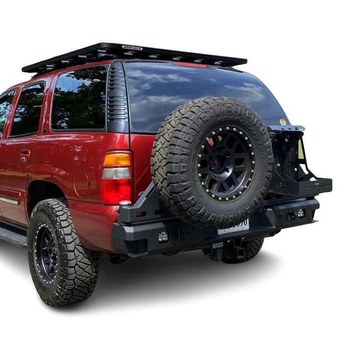 Octane Dual Swing Out Rear Bumper 6 Lug<br>00-06 Chevy Suburban 1500 Tahoe, GMC Yukon XL 1500