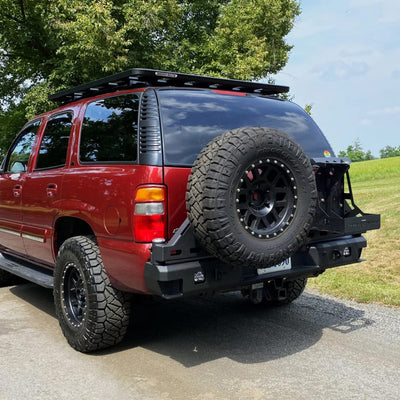 Octane Dual Swing Out Rear Bumper 6 Lug<br>00-06 Chevy Suburban 1500 Tahoe, GMC Yukon XL 1500